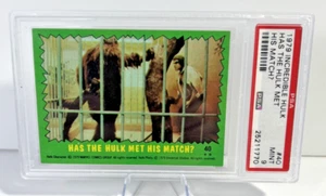 1979 Topps - The Incredible Hulk - Has The Hulk Met His Match - #40 - PSA 9 - Picture 1 of 6