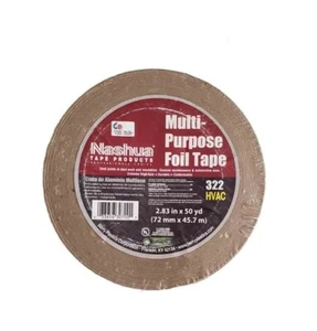Nashua 322 Multi Purpose Foil Tape HVAC Duct Silver 2.83" x 50 Yard - Picture 1 of 1