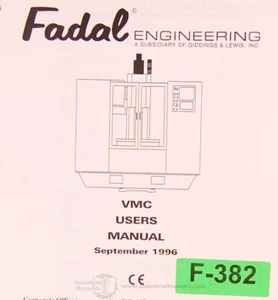 Fadal VMC Operator Programming Manual 1996 - Bild 1 von 12