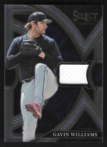2023 Panini Select #SS-GW Gavin Williams Select Swatches Jersey Relic 