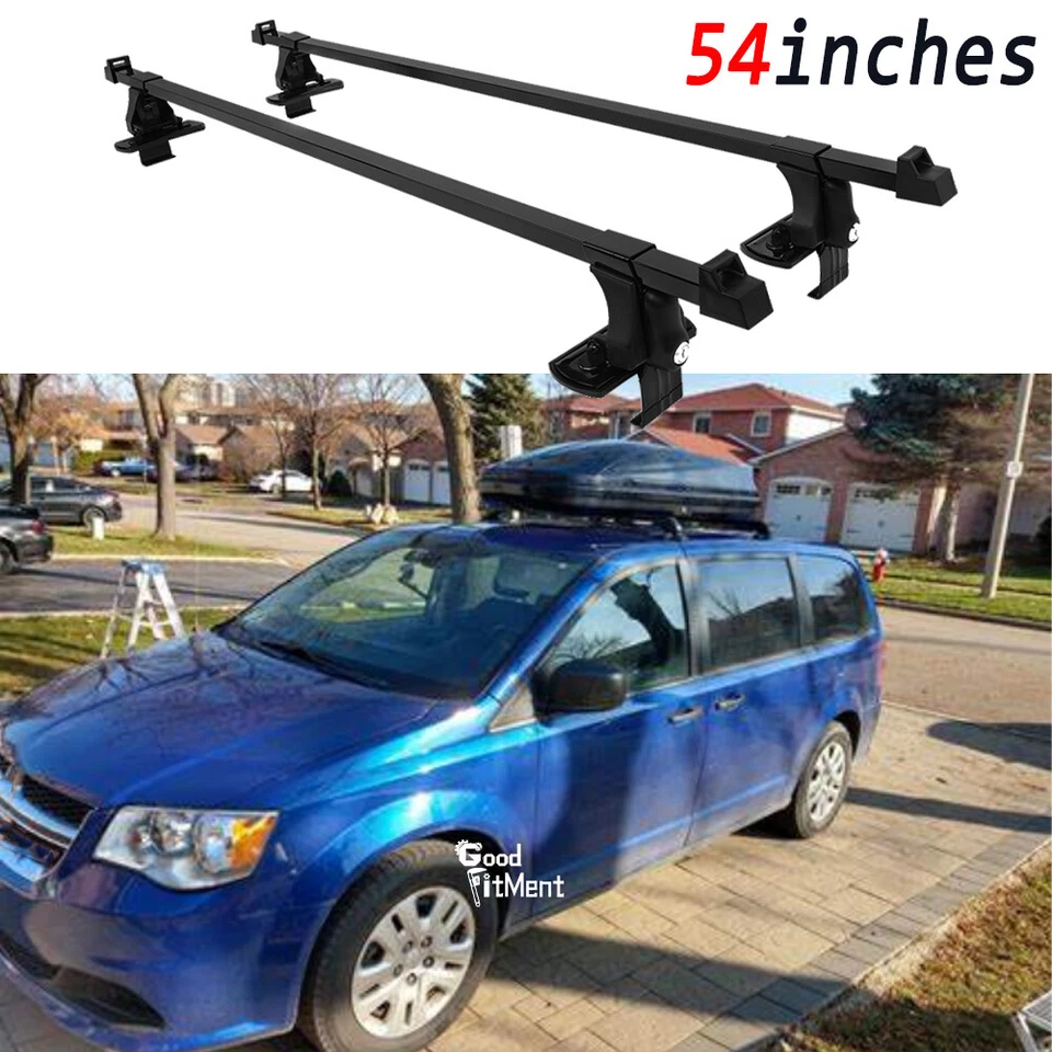 Portaequipajes portaequipajes techo barra transversal superior para auto Dodge Grand Caravan 2000-20 54" Foto 1 de 4