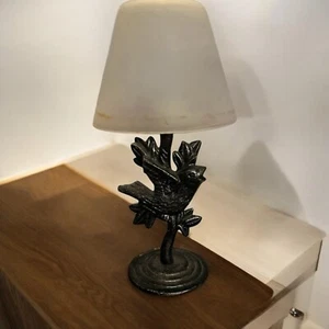 tea light black bird lamp vintage - Picture 1 of 3
