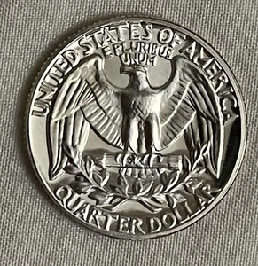 1963 Proof Washington Quarter 90% Silver Uncirculated US Mint - Picture 1 of 3