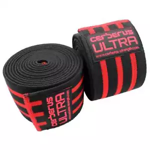 CERBERUS Strength Ultra Knee Wraps (Pair) 2m, 2.5m, 2.5m - Picture 1 of 8