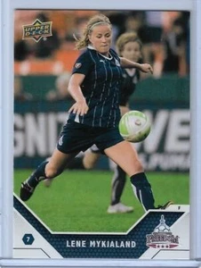 SWEET 2011 UPPER DECK LENE MYKJALAND WPS SOCCER CARD #195 ~ QUANTITY ~ NORWAY - Picture 1 of 2