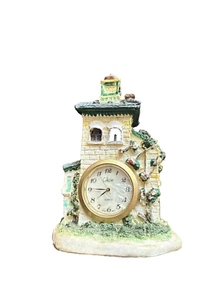 Vintage Collezio Quartz Country Stone Cottage Clock - Picture 1 of 7