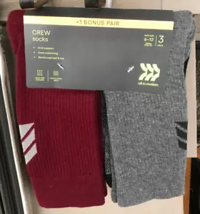 Paquete de 4 calcetines para correr todo en movimiento para hombre talla 6-12 nuevos grises negros naranja rojos - Imagen 1 de 2