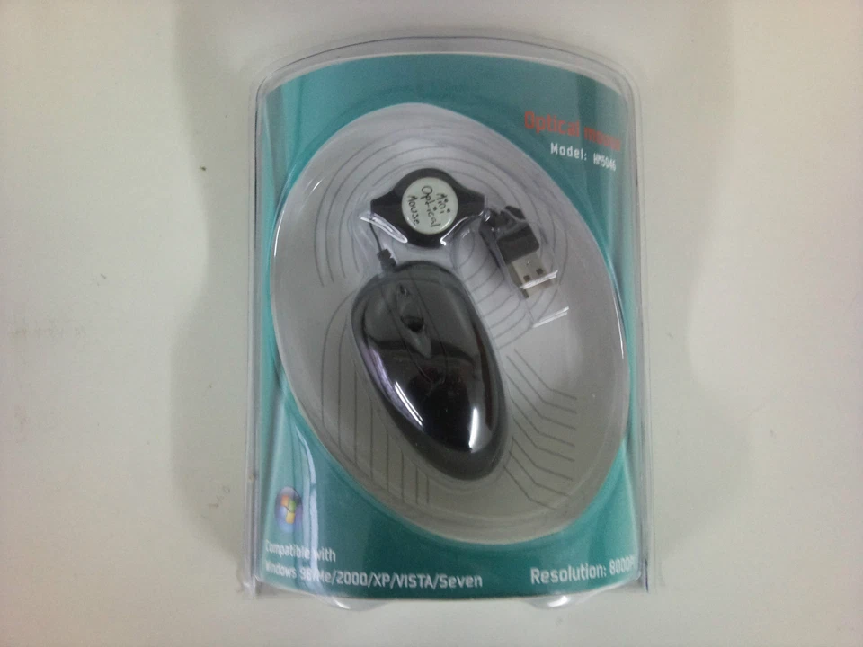 MICRO MOUSE OPTICAL USB RETRACTILE FOR NOTEBOOK O PC HM5046 - Image 1 of 1