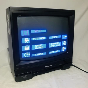 Monitor de video a color profesional Panasonic CT-1384VY 13" CRT con entrada de RF probado - Imagen 1 de 12