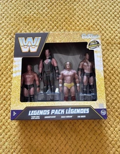 Flexfigs WWE Legends 4 Pack-Stone Cold Undertaker Hulk Hogan The Rock Figures - Picture 1 of 6