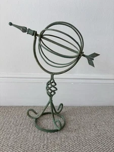 Wrouht Iron Hemispherian Armillary For Home Or Garden. - Picture 1 of 21