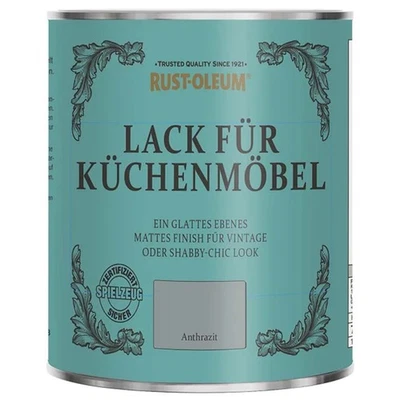 Rust Oleum Kreidefarbe Küchenmöbellack 750 ml anthrazit - Bild 1 von 4