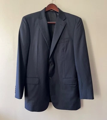Traje Hickey Freeman X Loro Piana Para Hombre Años 150 Lana 2 Piezas Talla 42R 36x30 Hecho en EE. UU. Foto 1 de 4