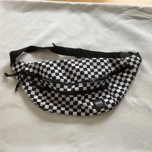 VANS Ward Borsa a tracolla modello a scacchiera, Nero/Bianco - Foto 1 di 13