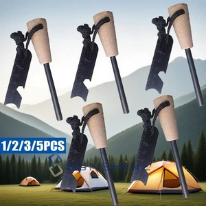 Arrancador de Ferro Rod Impermeable para Exterior, con Raspador de Pedernal Abridor de Botellas - Imagen 1 de 25