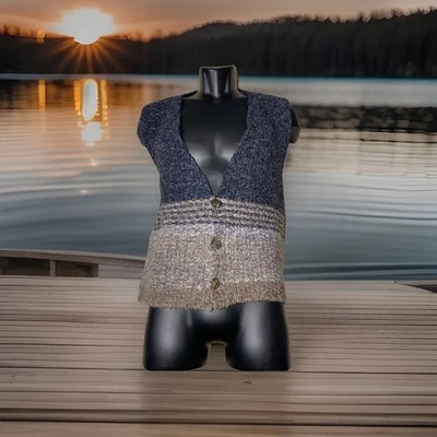 Irelands Eye Wool  Sweater Vest Mens Medium Made In Ireland - Image 1 of 4