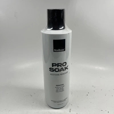 Nailboo Pro removedor de acetona en remojo 16 OZ elimina gel y esmalte de uñas acrílico y inmersión Foto 1 de 3