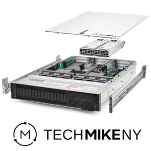 Dell PowerEdge R740 Server 16-Bay 2,10Ghz 56-Core 256GB RAM 2,3TB Storage Rails - Bild 1 von 5