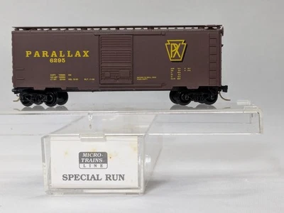 N Scale Micro Trains   "Special Run"   PARALLAX   40'  Boxcar # 6295 - Image 1 of 4