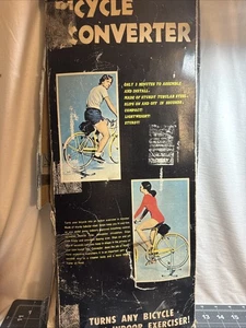 Work Out Bike Converter Vintage Indoor Trainer - Picture 1 of 4