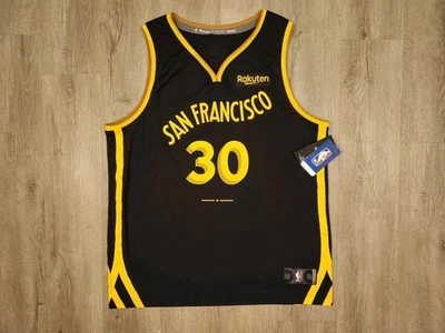 Golden State Warriors Stephen Steph Curry Jersey Size Large City Edition New - Image 1 of 4