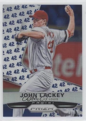2015 Panini Prizm Jackie Robinson Prizm /42 John Lackey #87 - Image 1 of 2