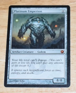 MTG Mythic Rare Scars of Mirrodin PLATINUM EMPERION Artifact Creature - Bild 1 von 2
