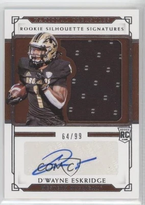 2021 Panini National Treasures Collegiate /99 D'Wayne Eskridge #RSS-DW Auto RC - Image 1 of 2