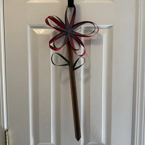 Longaberger Basket Splint Flower Handmade at the Homestead Experience RARE EXC - Picture 1 of 14