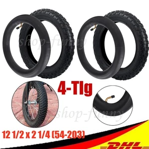 4Tlg. Reifen & Schlauch 12" Zoll Kinderwagen Kínderrad 12 1/2 x 2 1/4 (54-203) - Bild 1 von 18
