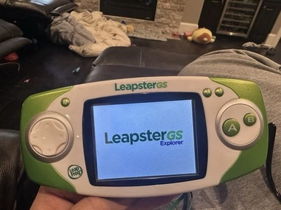 LEAPFROG LEAPSTER GS Green Game Console & Camera Tested & Works - Free Ship ! - Image 1 of 4