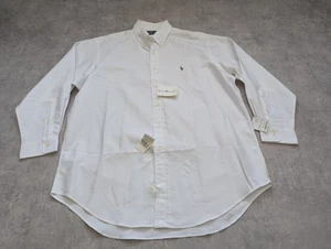 Ralph Lauren Hemd Herren 16,5 Button Down Yarmouth Smart Preppy Hochzeit Pony Logo - Bild 1 von 9