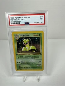 Pokemon - Victreebel 14/64 - Holo - 1st Edition Jungle - Graded PSA 7 - NM-MT - Picture 1 of 5
