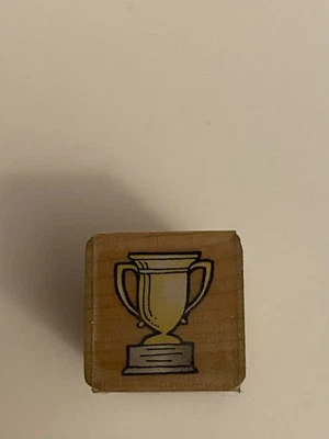 Trofeo Hero Arts sello de goma montado en madera RS81 Foto 1 de 4