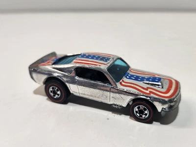 Mustang Stocker Super Cromo Redline Vintage Hot Wheels con Puertas Foto 1 de 4