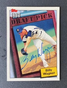 Tarjeta de novato firmada por Billy Wagner Topps 1994 | Astros - ¡Autógrafo de la corte! - Imagen 1 de 1