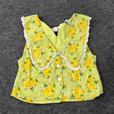 Top floral para mujer RACHEL ANTONOFF Georgia talla S verde Foto 1 de 4