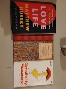 Love Life, Aphrodisiacs, And Sensitivity Book Lot Of 3 Books- 2 Hardcover 1pb - Bild 1 von 7