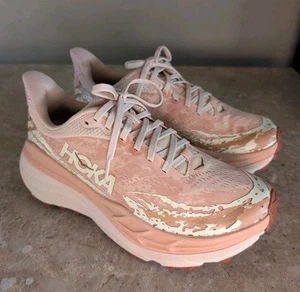 Hoka Stinson 7 All Terrain Cream Peach Running Shoes #FE1224D Women Size 9.5  - Picture 1 of 13