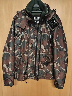 Superdry Herren Steppjacke Mountain Windcheater Camouflage Gr. L 50 - WIE NEU - Bild 1 von 4