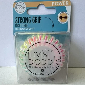 Invisibobble Power Strong Grip Magic Rainbow Hair Ring 3 Pack Superior Comfort - Picture 1 of 6