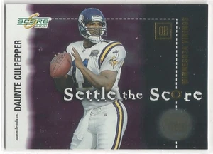 2001 Score Football Duante Culpepper / Aaron Brooks Settle The Score #SS-8 - Bild 1 von 2