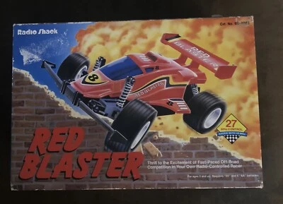 Vtg Radio Shack Red Blaster RC Car No. 60-4083 in Box Very Rare New. Untested - Image 1 of 4