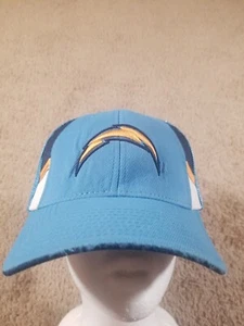 San Diego Chargers Reebok Hat Cap Adult S/M Blue NFL Equipment Fitted Mens - Picture 1 of 9