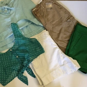 3 SHORTS UND 1 ROCK-SKORTS 1 Oberteil FÜR 58 $ - Bild 1 von 12