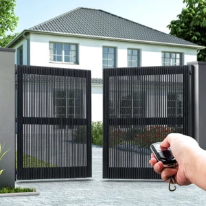 Electric Automatic Swing Gate Opener Remote Control Dual Arms For Double Gates - Picture 1 of 8