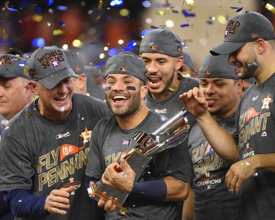 8x10 Photo JOSE ALTUVE Houston Astros ‘17 World Series Champion ‘22 MVP All Star - Image 1 of 1