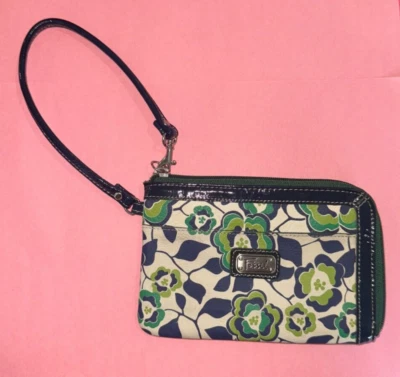 CARTERA PULSERA FÓSIL VERDE/AZUL MARINO/BLANCA Foto 1 de 4