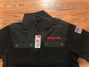 Snap-on Tools Men’s Jacket - Black/Gray Men’s Size Large - NWT - Mid Weight - Picture 1 of 8