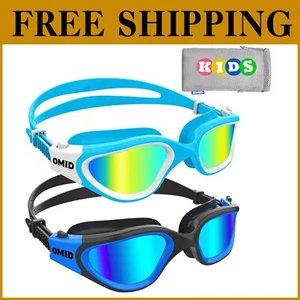 Advanced Anti-Fog Kids Swim Goggles - Polarized Protection for Ages 6-14 - Picture 1 of 9